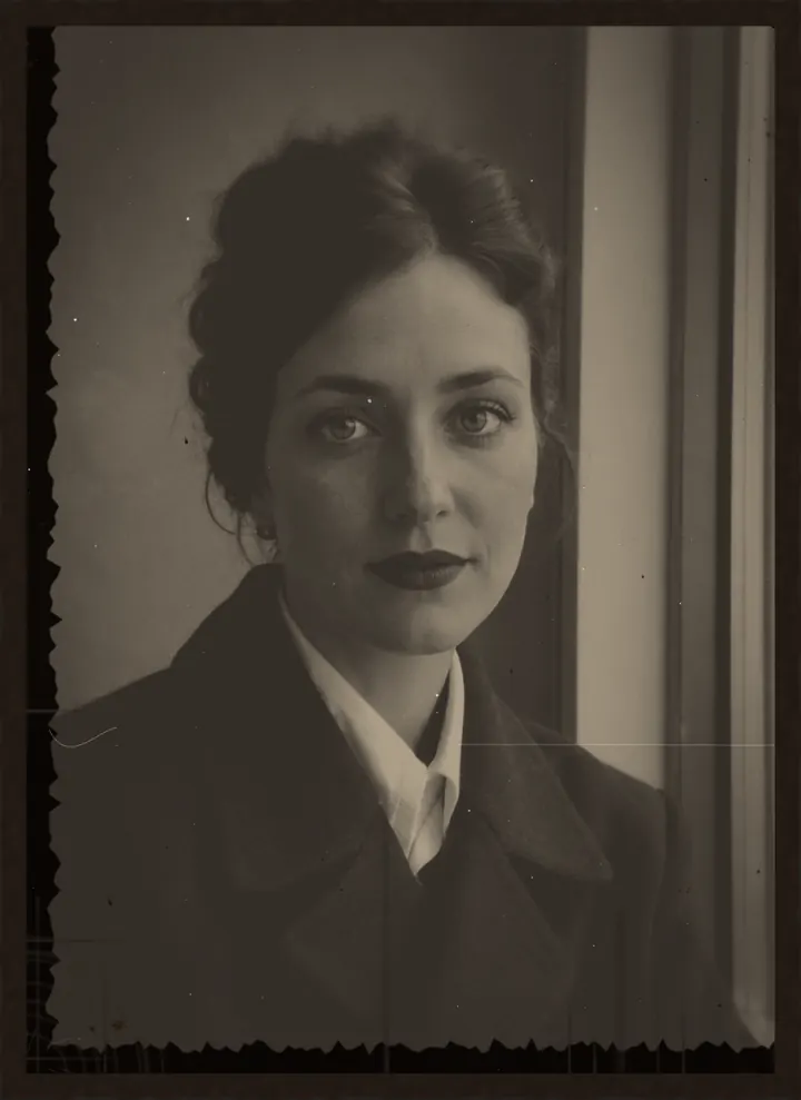 Tintype, 1856. Example made with Annum.