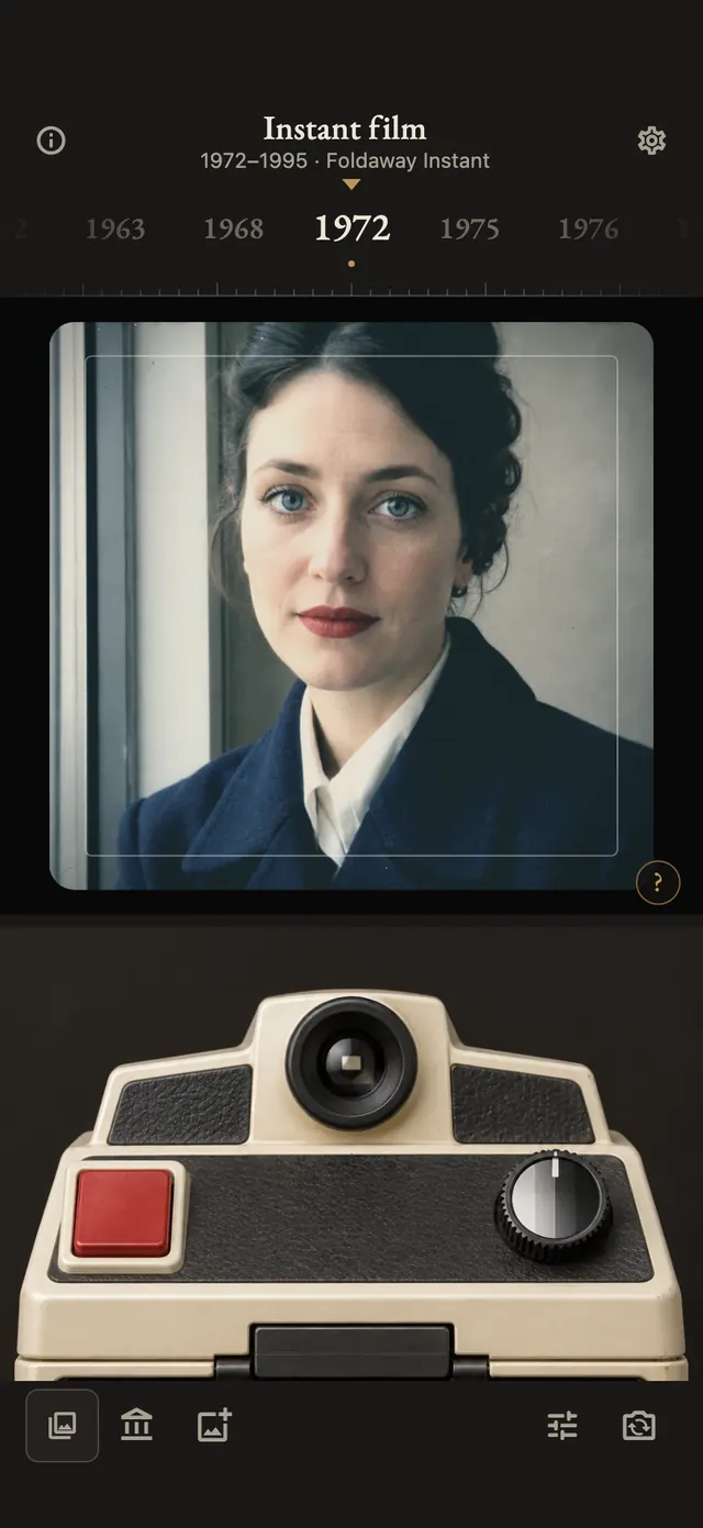 The instant camera of 1972 in Annum